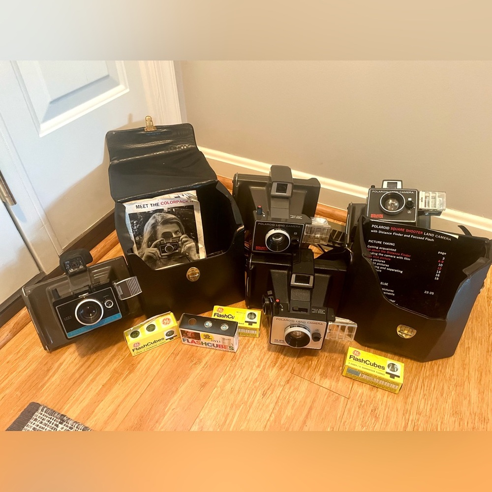 Polaroid Camera Collection - 4 total